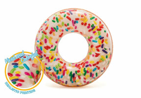 Tubo de donut con aspersión Rainbow de Intex